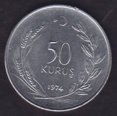 1974 Yılı 50 Kuruş