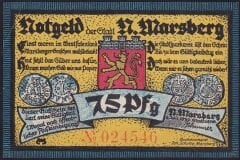 Notgeld Almanya 75 Pfennig 1920 Çilaltı Çil