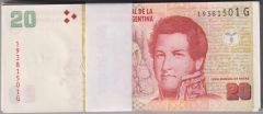 Arjantin 20 Pesos 2003 Çil Deste ( 100 Adet )