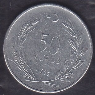 1977 Yılı 50 Kuruş