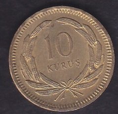 1955 Yılı 10 Kuruş