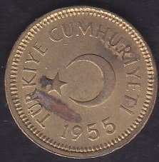 1955 Yılı 10 Kuruş