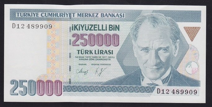 7.EMİSYON 1.TERTİP 250000 LİRA D12 489909 ÇİLALTI ÇİL