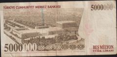 7.Emisyon 5 000 000 Lira I65 916829 Çok Temiz