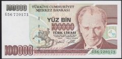 7.EMİSYON 3.TERTİP 100000 LİRA G56 720171 ÇİLALTI ÇİL