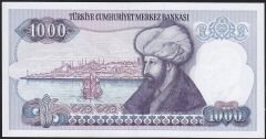 7.Emisyon 2.Tertip 1000 Lira J65 449740 Çilaltı Çil