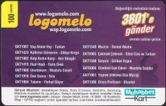 TURKCELL MUHABBET KART 100 KONTÖR LOGOMELO SKT 2010