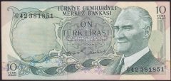 6.EMİSYON 2.TERTİP 10 LİRA G42 381851 ÇÇT