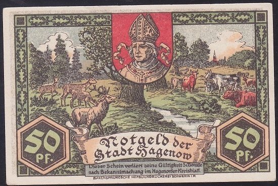 ALMANYA 50 PFENNİNG NOTGELD 1921 ÇİL