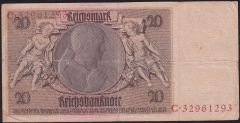 Almanya 20 Mark 1924 Çok Temiz