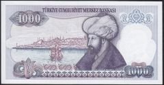 7.Emisyon 2.Tertip 1000 Lira J52 069938 Çil