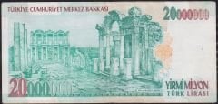 7.Emisyon 20 000 000 Lira G09 408652 Çok Temiz