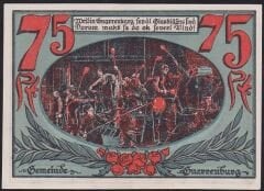 Almanya 75 Pfennig Notgeld 1920 Çil