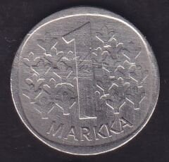 Finlandiya 1 Markka 1980