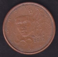 Avrupa Birliği 5 Euro Cent 2012 Fransa