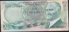 6.Emisyon 2.Tertip 10 Lira L60 156412 Çilaltı