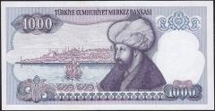 7.Emisyon 2.Tertip 1000 Lira J35 163558 Çil