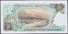 Arjantin 50 Pesos 1983 - 1985 Çilaltı ( Hafif bombe var ) Pick 314