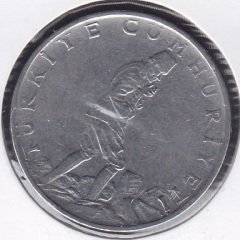 1974 Yılı 2.5 Lira Düz