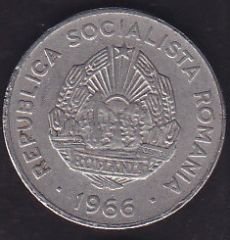 Romanya 15 Bani 1966