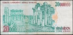 7.Emisyon 20 000 000 Lira G07 276527 Çok Temiz+