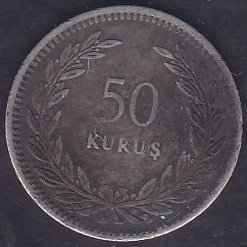 1947 Yılı 50 Kuruş Gümüş