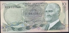 6.EMİSYON 2.TERTİP 10 LİRA G28 323505 ÇİLALTI