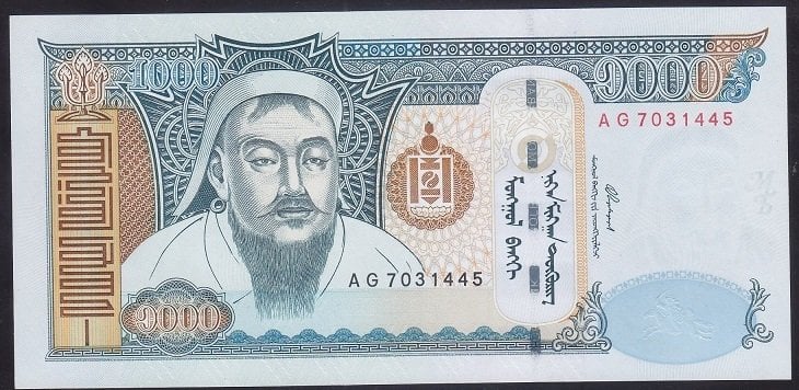 Moğolistan 1000 Tugrik 2003 Çil Pick 67a