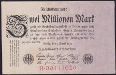 Almanya 2000000 Mark 1923 Çok Çok Temiz