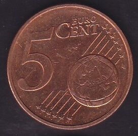 Avrupa Birliği 5 Euro Cent 2012 F Almanya