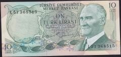 6.Emisyon 2.Tertip 10 Lira L57 368515 Çilaltı Çil