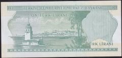 6.Emisyon 2.Tertip 10 Lira L57 368515 Çilaltı Çil