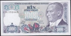 7.Emisyon 2.Tertip 1000 Lira J26 751065 Çilaltı