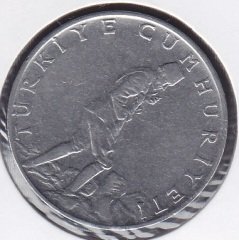 1973 Yılı 2.5 Lira Düz