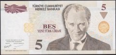 8.Emisyon 5 YTL G60 211244 Çil