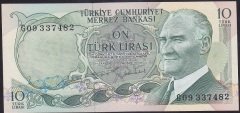 6.EMİSYON 2.TERTİP 10 LİRA G09 337482 ÇİLALTI