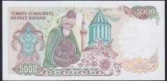 7.EMİSYON 2.TERTİP 5000 LİRA C73 255213 ÇÇT ÇİLALTI