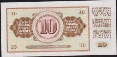 Yugoslavya 10 Dinar 1968 Çilaltı Çil