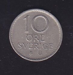 İsveç 10 Öre 1970
