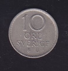 İsveç 10 Öre 1970