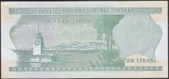 6.Emisyon 2.Tertip 10 Lira L54 039585 Çil