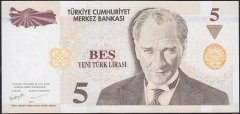 8.Emisyon 5 YTL G26 188225 Çil