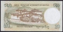 Bhutan 20 Ngulturum 2013 ÇİL L01 Pick 30b
