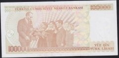 7.EMİSYON 3.TERTİP 100000 LİRA H36 809522 ÇİLALTI