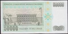 7.Emisyon 2.Tertip 50000 Lira L87 931864 Ççt Çilaltı