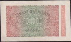 Almanya 20000 Mark 1923 Çok Temiz+