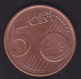 Avrupa Birliği 5 Euro Cent 2012 A Almanya