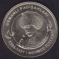 2024 Yılı Hatıra 1 Lira - 1.Mehmed (Çelebi) Çil