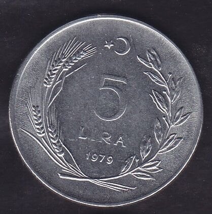 1979 Yılı 5 Lira