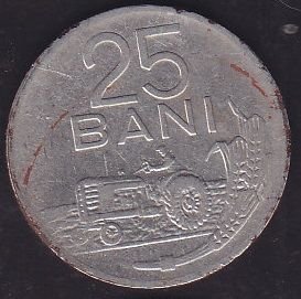 Romanya 25 Bani 1966